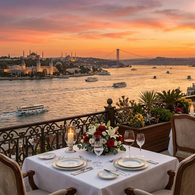 "Istanbul's Best Restaurants: Bosphorus View, Michelin Starred Chefs' Signatures"
