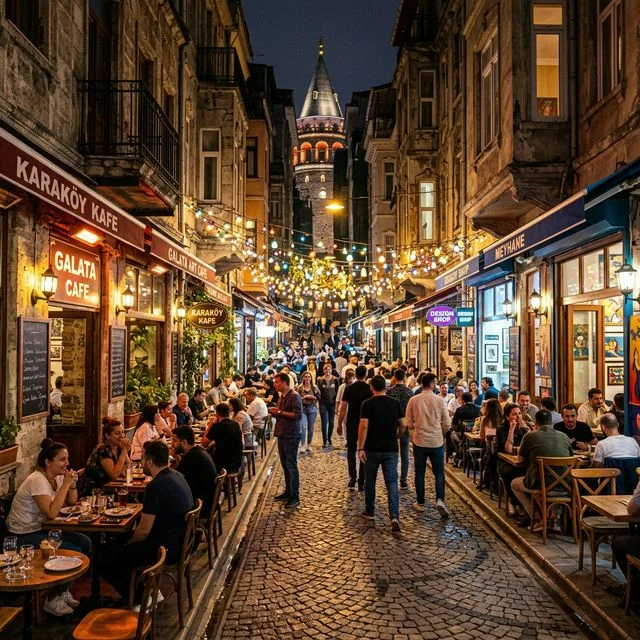"Karaköy and Beyoğlu Entertainment Guide: Bar, Cafe, and Gallery Route"